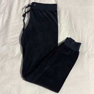 Juicy couture navy velour joggers size xs